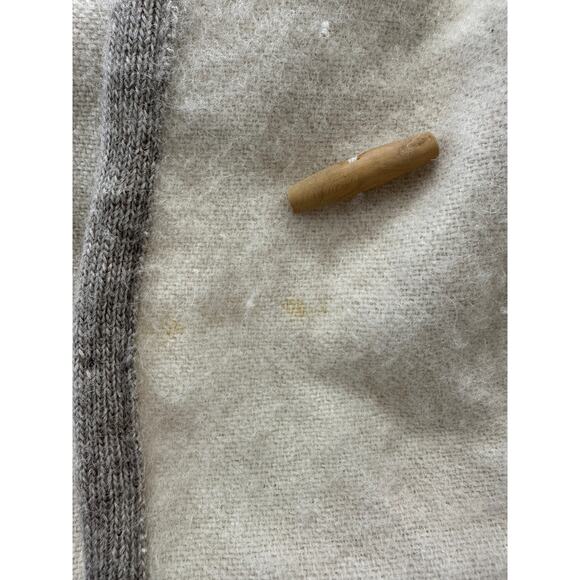 Alafoss Icewool S Ivory 100% Pure Virgin Wool Long Cardigan Sweater Coat - Picture 6 of 16